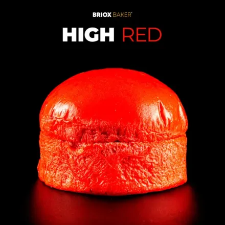 Pan brioche High Red rojo, de Briox Baker